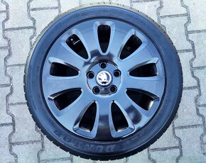 Alu kola originál Škoda Superb II, Octavia III 5x112 R17 - 4