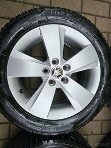 ALU kola letní Škoda 5x100 Fabia III Rapid R15 Mato ET38 - 4