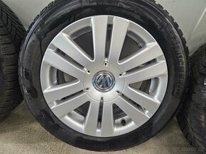 Alu disky VW 7x16 ET 45 + zimní pneu 205/55/16 Michelin - 4