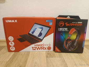 VISIONBOOK UMAX 12WRx + sluchátka SCORPION herní - 4