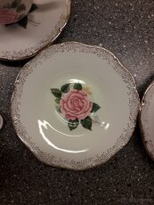 Překrásná sada porcelánu s růží (405) - 4