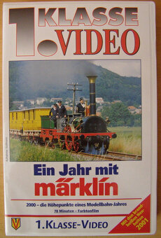 Prodám 3ks tématických VHS kazet Märklin NOVÉ - 4