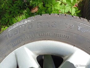 Letní pneu Barum Brilantis 2 165/70 R13 na ALU discích - 4