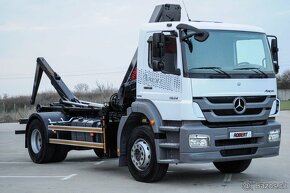 MERCEDES AXOR 1824 HÁKOVÝ NOSIČ KONTEJNERŮ + HYDR. RUKA  EU5 - 4