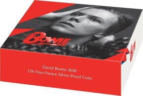 DAVID BOWIE Music Legends 1 Oz Silver Coin 2 Pounds Proof - - 4