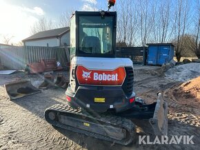 Minibagr 3,5t tuny BOBCAT rok 2019 engcon rototilt SLEVA - 4