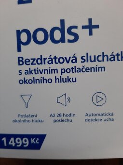 Bezdrátová sluchátka O2 Post+ barva černá, nová - 4