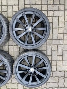 ORIGINÁL Alu Škoda ALARIS 5x112, R18 - NOVÉ ZIMNÍ PNEU - 4