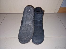 Černé kotníčkové boty vel.37 - 4