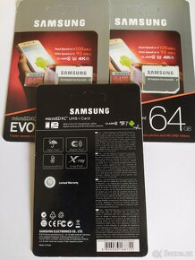 SAMSUNG MICROSDXC 64GB EVO PLUS + SD ADAPTÉR - 4