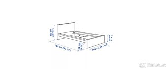 Postel Ikea MALM - 4