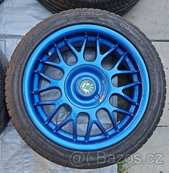 R16 Škoda Felicia 4x100 s letními pneu 2xBarum 2xBridgestone - 4