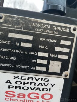 Vysokozdvižný vozík YB-63 Transporta Chrudim - 4