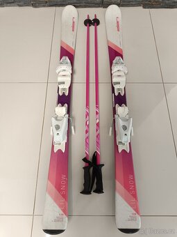 Dětské dívčí lyže ELAN LIL SNOW 120 cm + lyžařské boty - 4