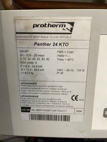 Závěsný plynový kotel Protherm Panther 24 KTO - 4