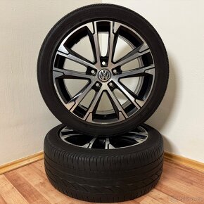 VW GOLF/TOURAN 5x112 R17 ET49+LETNÍ 225/45R17 4mm - 4