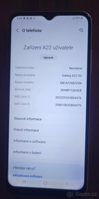 Prodám Samsung Galaxy A22 5G 4GB/64GB - 4