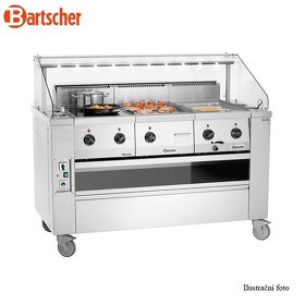 Mobilní front cooking stanice Bartscher, Š 1520 x H 770 x V - 4