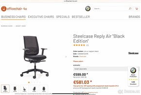 kancelářská židle Steelcase Reply Air - více ks - 4