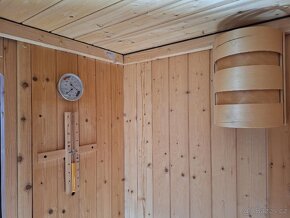 finská sauna,kamna Karibu s max. příslušenstvím - 4