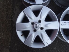 Alu disky originál Nissan 15", 4x100, ET 50, šíře 6,5J - 4