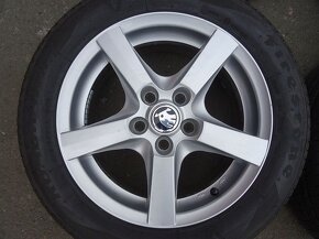 Alu disky na Škoda 16", 5x112, ET 45, letní sada - 4