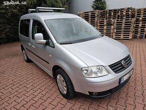 VW Caddy 1.9TDI 77kW,klima,bez koroze,tažné,výhřev,serviska. - 4