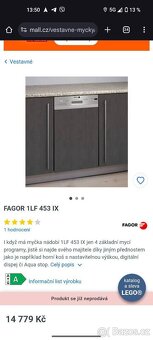 Myčka FAGOR 1LF 453 IX - 4