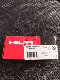 HILTI hřeby + patrony - 4