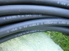 Jednožilový pryžový kabel  30 metrů - 4