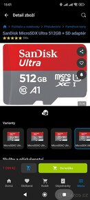 Paměťová karta SanDisk MicroSDX Ultra 512GB - 4