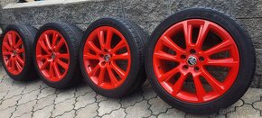 Originál alu Škoda Octavia RS 5x112 225/45 R18 - 6mm - 4