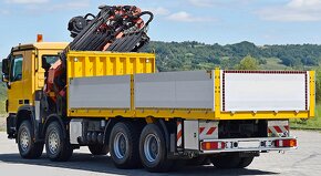 Mercedes-Benz Actros 4145 - valník s hydraulickou rukou - 4