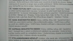 Super kvalitní nová krabice na oběd, obědový box + příbor - 4