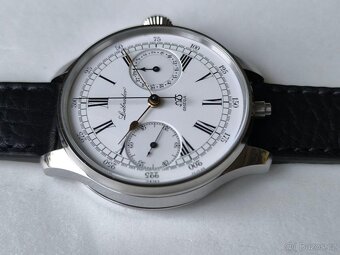 Starožitné švýcarské hodinky Chronograf OMEGA LABRADOR 1900 - 4