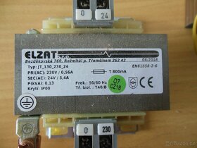 trafo 230/24V/5,3A jistič 6A/B et27-36V DC0,9A Tlumivka - 4