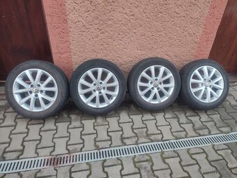 Al kola 5x112 vw hliníková kola s pneu - 4