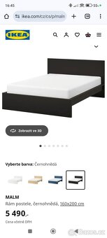 Postel Ikea Malm 160x200cm - 4