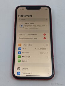 iPhone 13 mini 32gb red. Baterie 84%. Záruka 6 měsíců. - 4