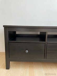 Ikea TV stolek HEMNES, černohnědý - 4