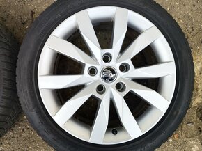 17"zimní alu sada Crystal 5x112 origo Škoda Octavia 3 Golf 7 - 4