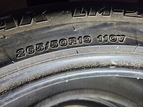 265/50R19 110V Britgestone Blizak LM-25 4x4 2ks 5mm - 4