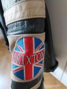 BRIXTON Pánská kožená bunda na moto vel.M - 4