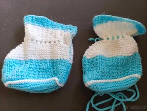 Pletené ponožky a rukavičky pro mimi - 4