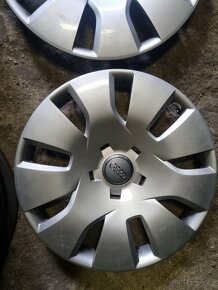 plech disky + orig. poklice na kola AUDI 7JxR16" - 4