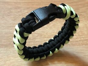 SVÍTÍCÍ PARACORD NÁRAMEK (19 CM) UNISEX - 4