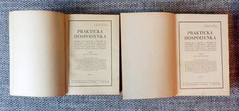 Praktická hospodyňka, starožitné knihy z roku 1928, oba díly - 4