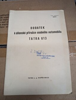 Dílenská příručka TATRA 613 - 4