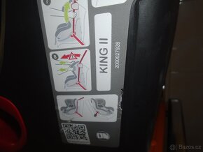 Prodám autosedačku Britax Romer King II - 4