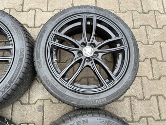 4x al kola 5x100 17 + pneu zimní 225/45 R17 - 4